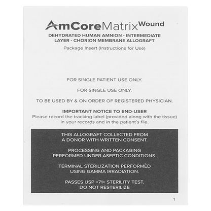 AmCoreMatrix Wound